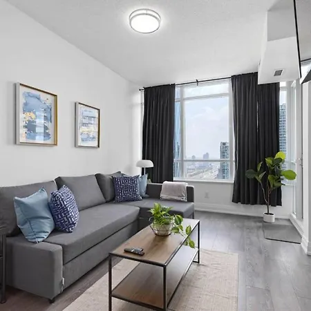 Lux 1 Br-Den Dwtn Condo Near Cn Tower With Parking